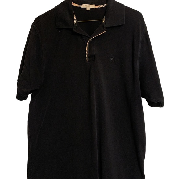 Burberry Other - Burberry London Black Polo Shirt Sz M